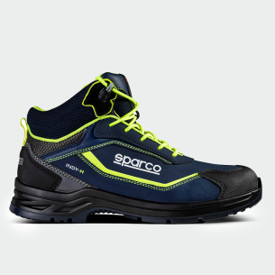 Hi work shoes with a toe cap INDY RICHMOND Mid S3S - Navy color