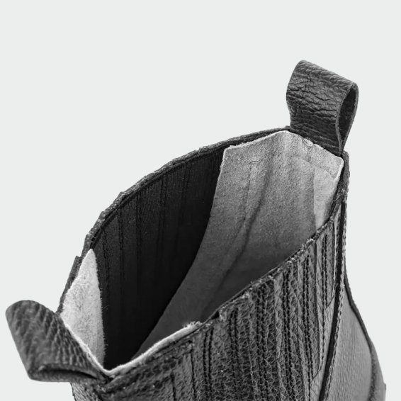 Welder work shoes with toe cap DRAGO S1 - Black color