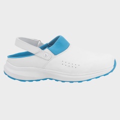 Medical clogs KAI O1 - White / Blue color