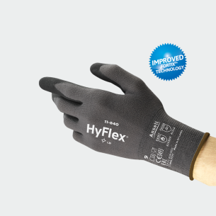 Nitrile gloves HyFlex 11-840 - Dark Grey color