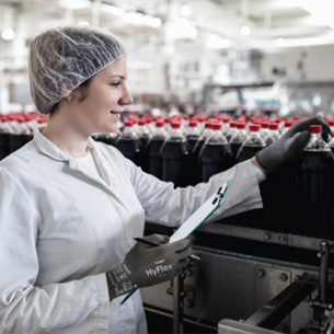 Nitrile gloves HyFlex 11-840 - Dark Grey color 2