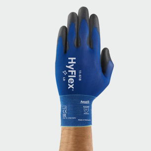 Полиуретанови ръкавици HyFlex 11-618 - Тъмно син цвят