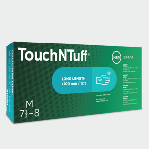 Нитрилни ръкавици TouchNTuff® 92-605 - Зелен цвят 2