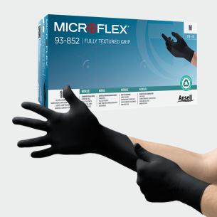 Nitrile gloves Microflex 93-852 - Black color