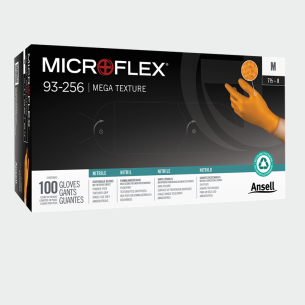 Нитрилни ръкавици Microflex 93-256 - Оранжев цвят 2