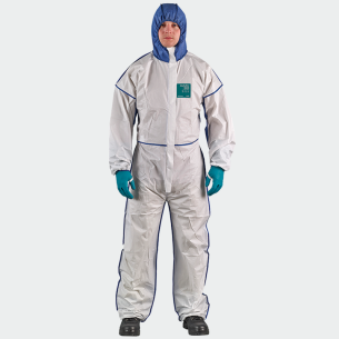 Disposable overall AlphaTec® 1800 COMFORT Bound - Model 195 - White color