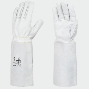 Welding gloves ARGON - White color