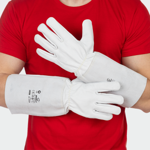 Welding gloves ARGON - White color 2