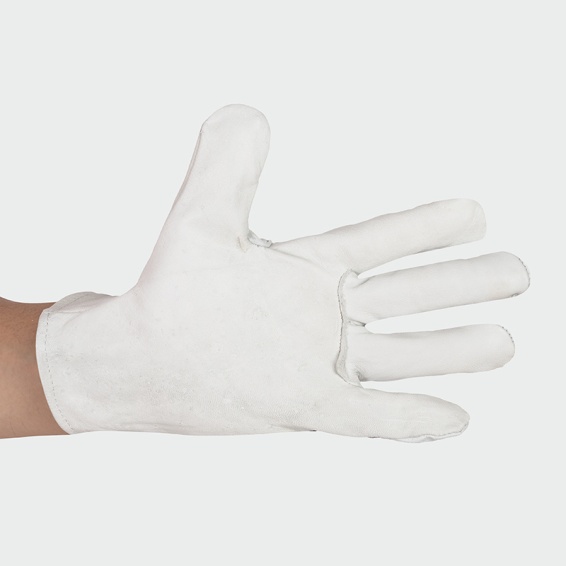 Leather work gloves BAUZ - Black color