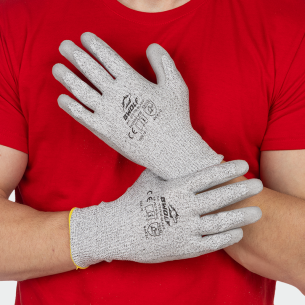 Cut resistant gloves BLADE - Grey color 2