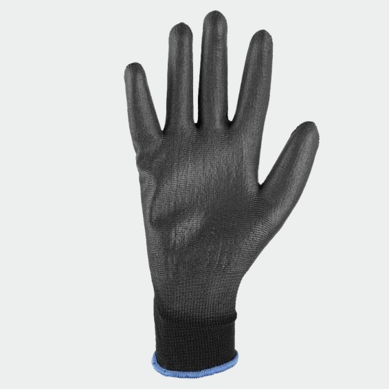 Polyurethane gloves BRITA Black - Black color