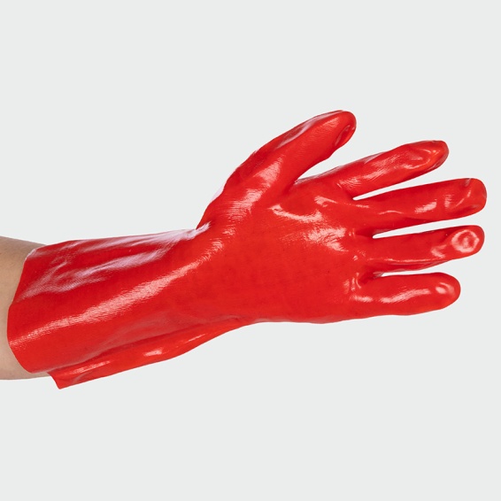 Chemical protection gloves FOZE - Red color