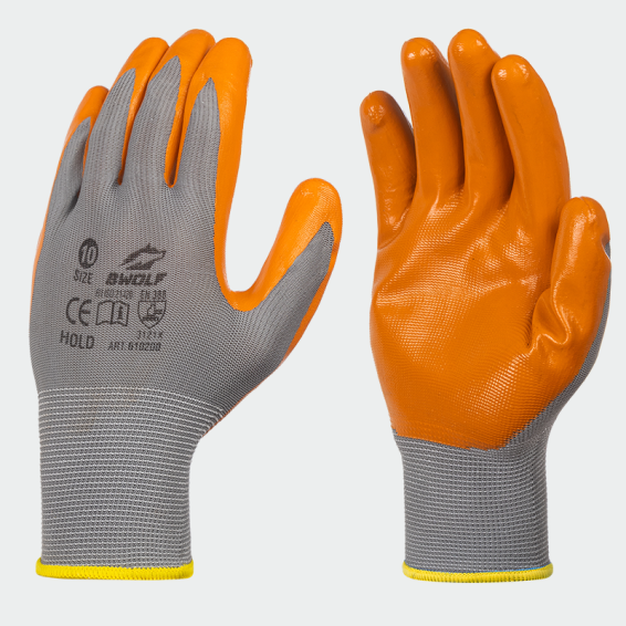 Nitrile gloves HOLD - Grey color