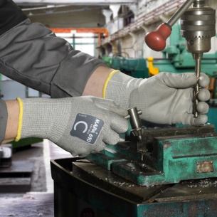 Cut resistant gloves KRYTECH 610 - Grey color 2
