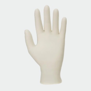 Disposable latex gloves M COMFORT - White color 2