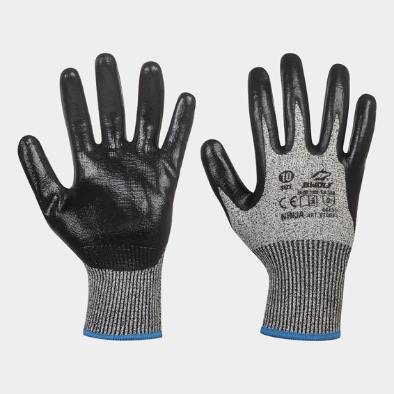 Cut resistant gloves NINJA - Grey color