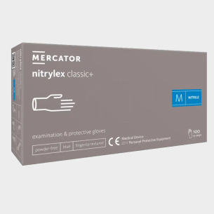 Еднократни нитрилни ръкавици NITRYLEX CLASSIC+ - Син цвят