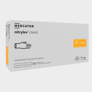 Disposable nitrile gloves NITRYLEX - White color