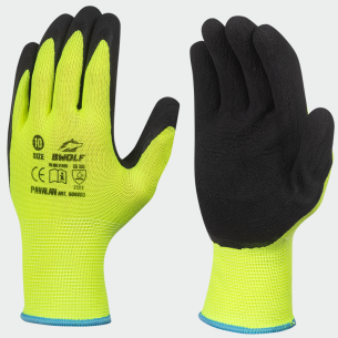 Latex gloves PAVALAN - Yellow color