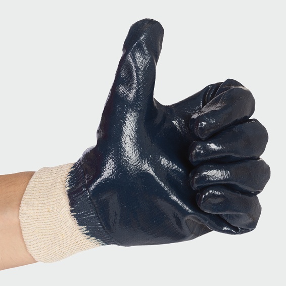 Nitrile gloves ROLLUP - Blue color