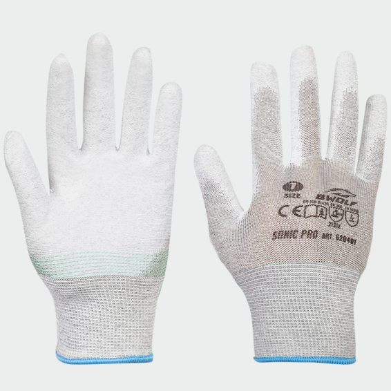 ESD gloves SONIC Pro - Grey color