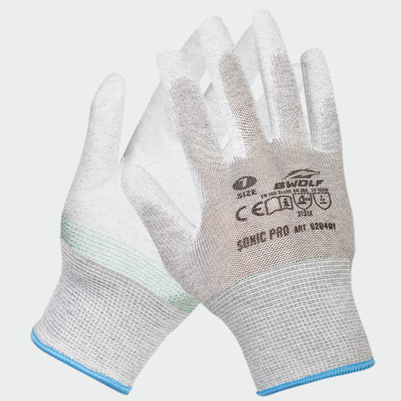 ESD gloves SONIC Pro - Grey color