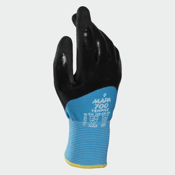 Nitrile gloves TEMP ICE 700 - Blue color