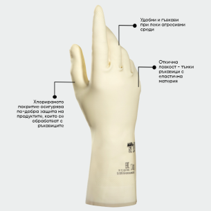 Chemical protection gloves VITAL 175 - White color 2