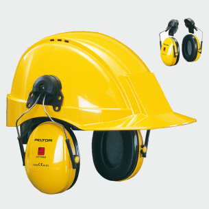 Антифони за каска 26dB Optime™ I H510P3E-405-GU - Жълт цвят 2