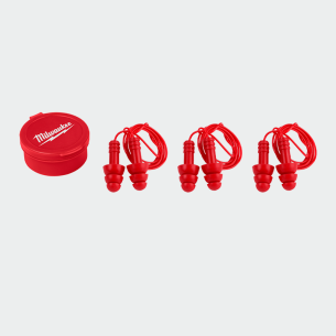 Ear plugs M EAR PLUGS CORDED ( 3 бр) - Red color