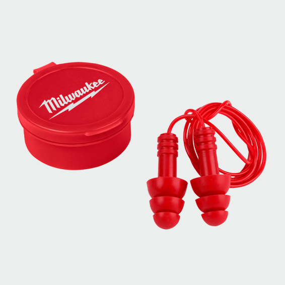 Ear plugs M EAR PLUGS CORDED ( 3 бр) - Red color