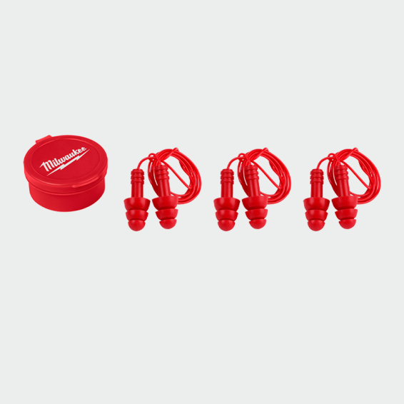 Ear plugs M EAR PLUGS CORDED ( 3 бр) - Red color